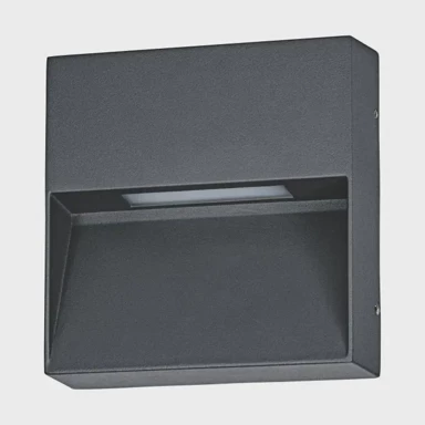 Vanjska LED zidna lampa, 1x520 lm, IP65, promjenjiva boja, Maruggio, 900889, crna