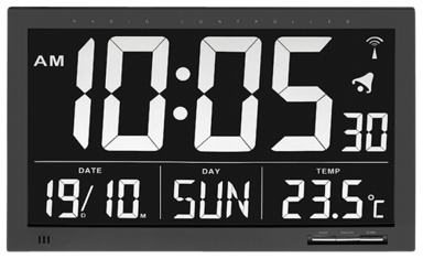 TFA Radijski upravljani zidni sat 60.4505