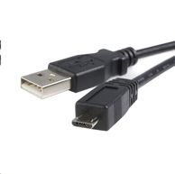 STARTECH USB kabel UUSBHAUB2M 2 m USB 2.0 USB-A Micro-USB b, crni