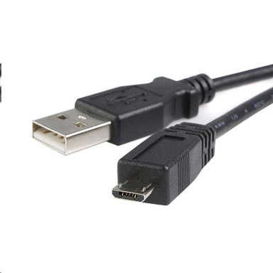 STARTECH USB kabel UUSBHAUB2M 2 m USB 2.0 USB-A Micro-USB b, crni