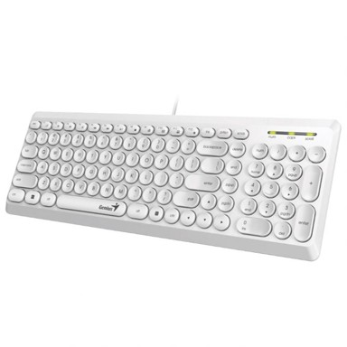 GENIUS Tipkovnica SlimStar Q200, USB, bijela