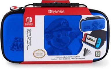BIGBEN Torbica Mario Game Travel, plava, za Nintendo Switch