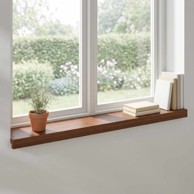 Prozorske klupice 70x20x2 cm 2 kom., tamno smeđe