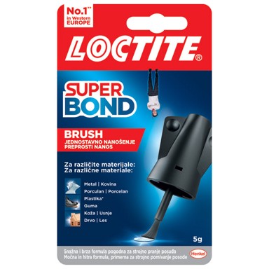 LOCTITE Trenutačno ljepilo Super Bond Brush, 5 g, s četkicom