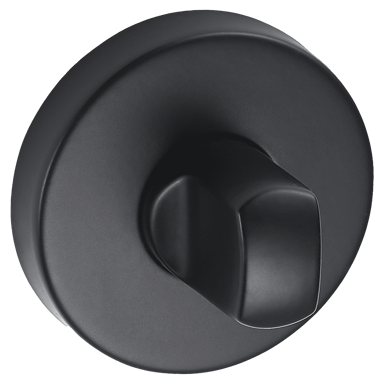KUCHINOX WC rozeta, okrugla, 53 mm, nehrđajući čelik, mat crna