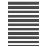 Zebra zavjesa 95x100 cm, širina tkanine 90,9 cm, poliester, crna