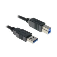 INLINE USB 3.0 kabel A na B, crni, 3 m 35330