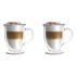 VIALLI DESIGN Set od 2 šalice za caffe latte, s dvostrukim staklenim stijenkama , 250 ml
