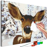 Slika za samostalno slikanje Friendly Deer 60x40