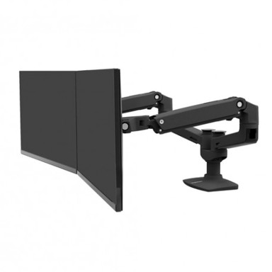 ERGOTRON Dvostruki nosač za monitor LX Dual Monitor Arm, crni