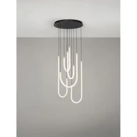 TOPAZ Visilica, NL9100150, LED, prigušiva TRIAK, IP20, 3000 K, 55 W, crna