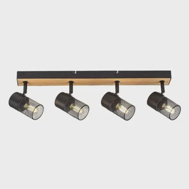 Reflektor, Metta, RA71154, E14, 4x max 40W, IP20, hrast