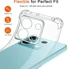 TECHSUIT Prozirna maskica otporna na udarce Shockproof Clear Silicone za Xiaomi Redmi Note 13 Pro 4G / Poco M6 Pro 4G