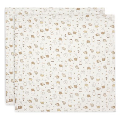 JOLLEIN Tetra pelena 115 x 115 cm, 2/1, miffy family farm