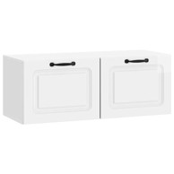 TV ormarić zidni, 78.5 x 31 x 30 cm, bijela visoki sjaj