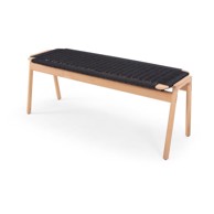 GAZZDA Crna/u prirodnoj boji klupa Klupa 
