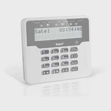 SATEL Tipkovnica za alarmnu kontrolnu ploču VERSA-LCDR-WH, bijela
