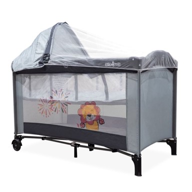 AGA4KIDS Putni krevetić MR6671, svijetlosiva