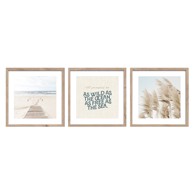 STYLER Slike u setu 3 kom 30x40 cm Seaside