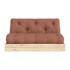 KARUP DESIGN Ciglasta/boja terakote sklopiva sofa 145 cm Flip, 145x98,5x83 cm