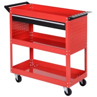 HOMESTAR Kolica za vrtni alat 82x35x76 cm, crvena