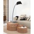 KAVE HOME Stolići za kavu Elmima promjer 66 cm set 2 kom od ratana prirodni