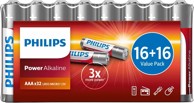 PHILIPS Baterije AAA 32 kom