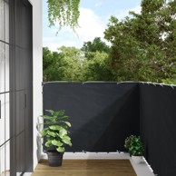 Vrtni zaslon za privatnost antracit 500 x 120 m PVC