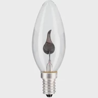 Svijeća žarulja flicker flame candle e14 5w b35 230v dimm