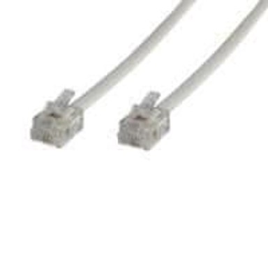 Modularni kabel, RJ12, ravan, 6C6P, duljina 10 m