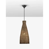 RIELO Visilica, NL9586666, E27, IP20, 12 W, ratan, smeđa