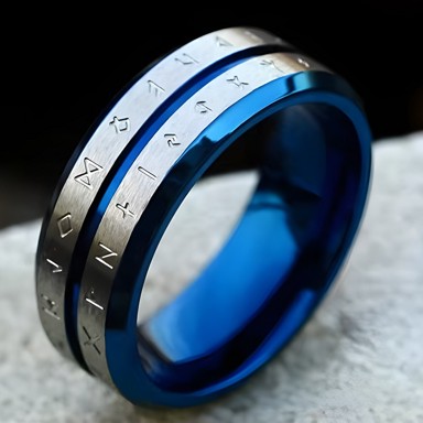 Prsten RU-32160 KP32160, 62 mm, plavi