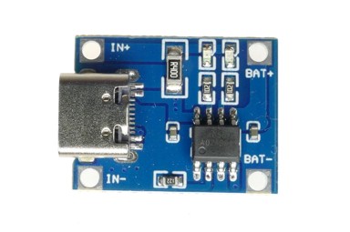 TP4056 Punjač za Li-Ion baterije, USB-C, 5 V, 1 A