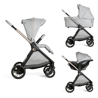 CHICCO Dječja kolica 3u1 Bellagio , siva