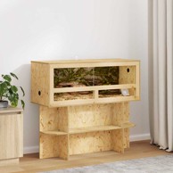 Terarij, smeđi, 100 x 40 x 40 cm, OSB