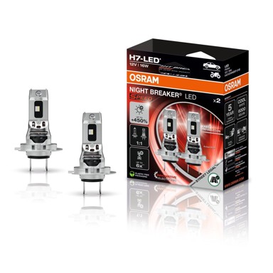OSRAM LED žarulje Night Breaker H7 Speed 450, 6000 K, 2 kom, legalno