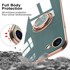 NEWSEEGO Maskica + 360° magnetski držač za Apple iPhone 7 8 SE 2020 2022, siva
