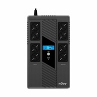 NJOY UPS Token 800 800VA Line-Interactive stolni, crni