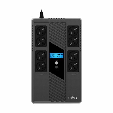 NJOY UPS Token 800 800VA Line-Interactive stolni, crni
