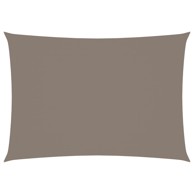 Jedro protiv sunca od tkanine pravokutno 3 x 4 m smeđe-sivo