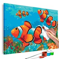 Slika za samostalno slikanje Gold Fishes 60x40