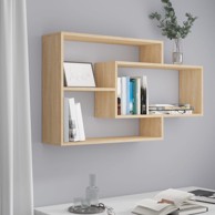Zidne police boja hrasta sonome 104 x 20 x 58,5 cm od iverice