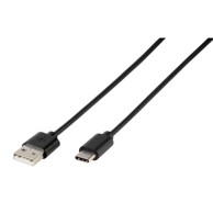 VIVANCO Kabel 60407, type-c, 2m, crni