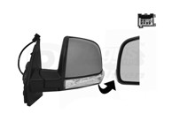 VAN WEZEL Retrovizor Fiat Doblo 10-15, lijevi, električni, grijani, žmigavac, 6 pinova, 1 staklo, 15-/Combo