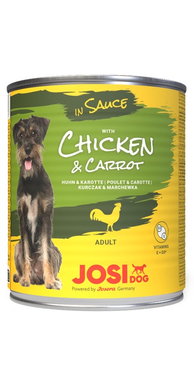 JOSIDOG Mokra hrana za pse piletina i mrkva u umaku, 5+1 gratis
