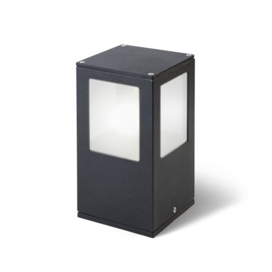 RENDL Zidna/podna lampa, Ponder 20, 230V, E27 18W, IP44, crna