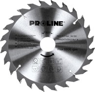 PROLINE List kružne pile za drvo, 184 x 30/20/16 mm, 60 zuba