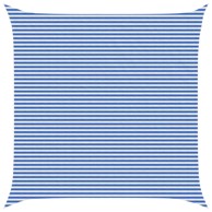 Jedrilica za sunčevu sjenu, 7 x 7 m, HDPE, plava i bijela
