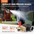 VEVOR Pumpa za visokotlačni perač, triplex klip, osovina 19 mm, 227 bar, 9,5 L/min