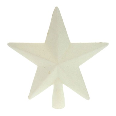 Zvijezda za božićno drvce, bijela, 20 cm